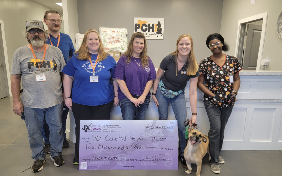 Caring in Action: JX Gives Back Family Foundation Spotlight on Pet Central Helps, Becky and Roscoe 